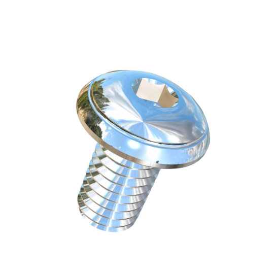 Titanium #8-36 X 5/16 UNF Button Head Socket Drive Allied Titanium Machine Screw